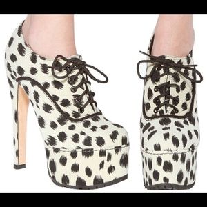 Penelope and cocoa platform heels size 8